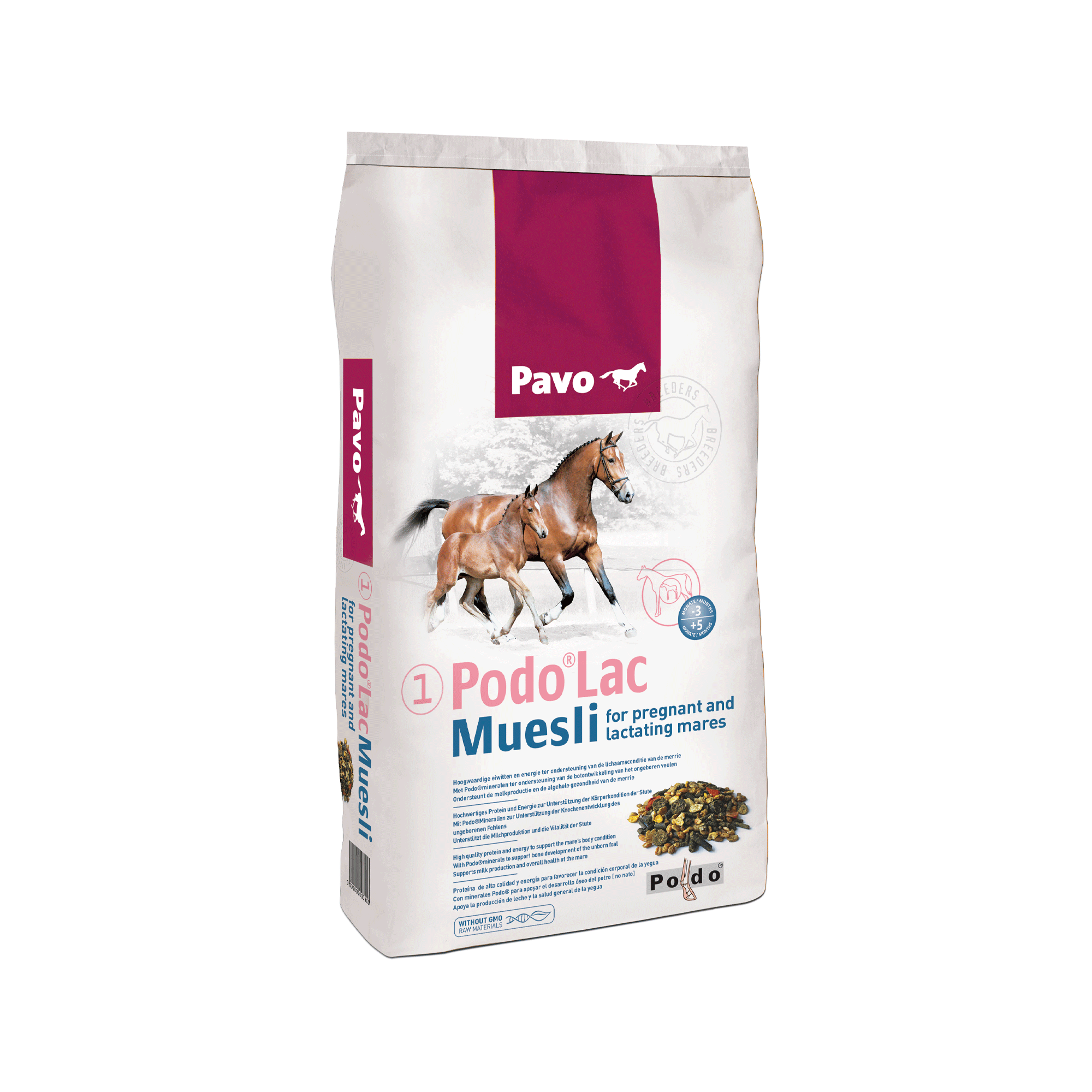 Pavo Podo Lac Muesli - 15 kg