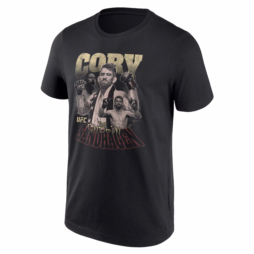 UFC Cory Sandhagen Graphic T-Shirt - Black - Mens