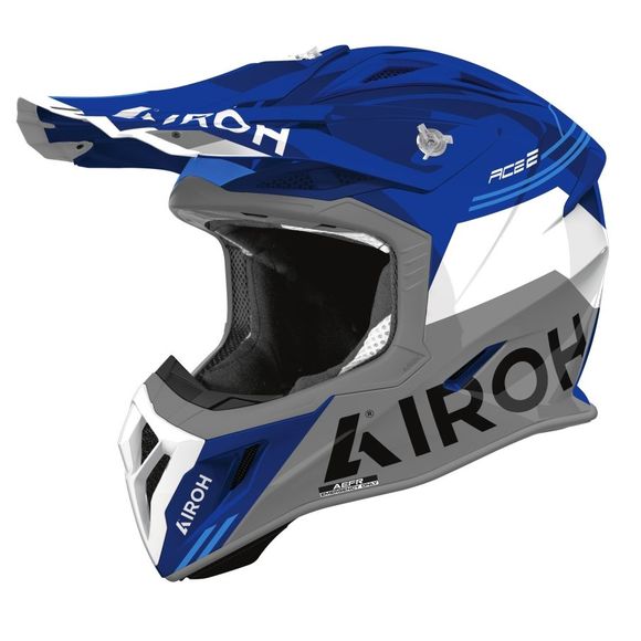 Casque cross Airoh AVIATOR ACE 2 - FURY 2026 - BleuRef : AR1530