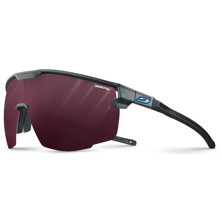 Julbo Ultimate Cover Sunglasses - Black/Blue - Reactive 0-4 High Contrast