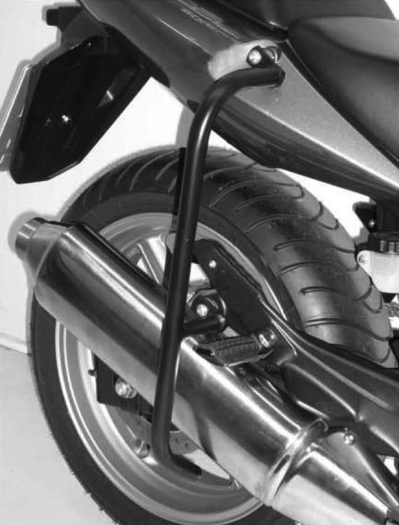 Hepco & Becker Crashbar rear engine guard - blackRef: Hbe03145A / 504953 00 01
