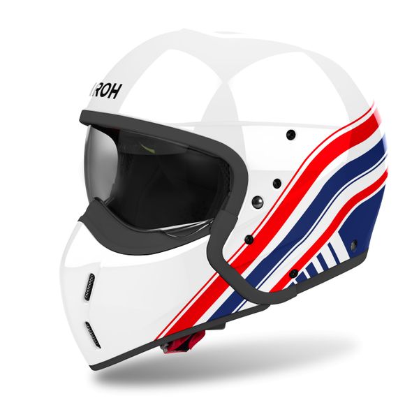 Airoh J110 modular helmet - EON - White / RedRef: AR1413