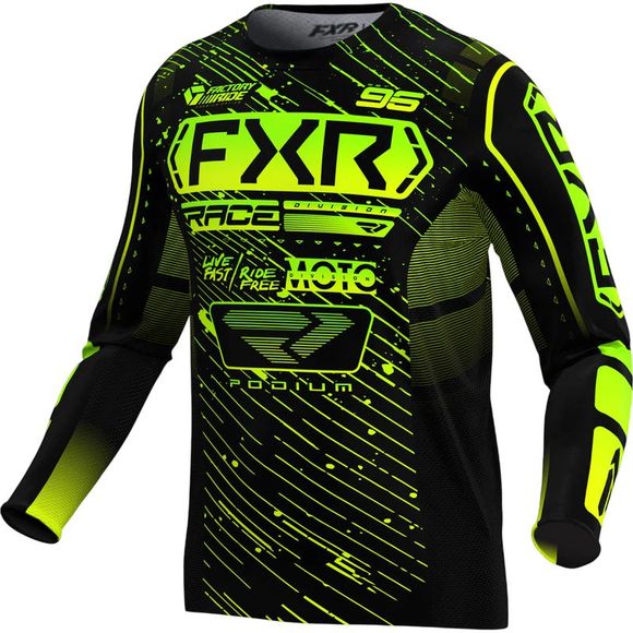 FXR PODIUM MX 25 2026 cross jersey - Black / YellowRef: FXR0828