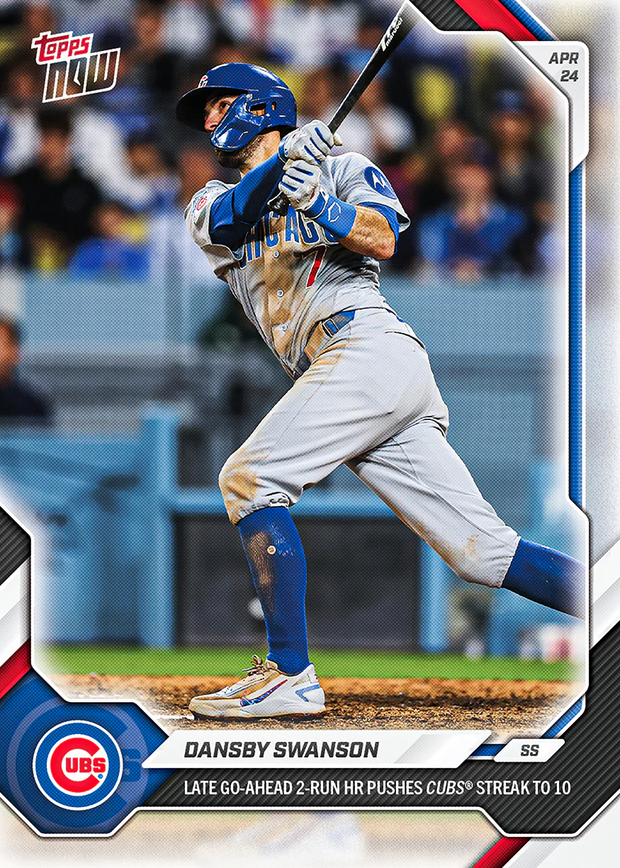 Dansby Swanson - 2026 MLB Topps NOW® - Card 119 - PR: 548