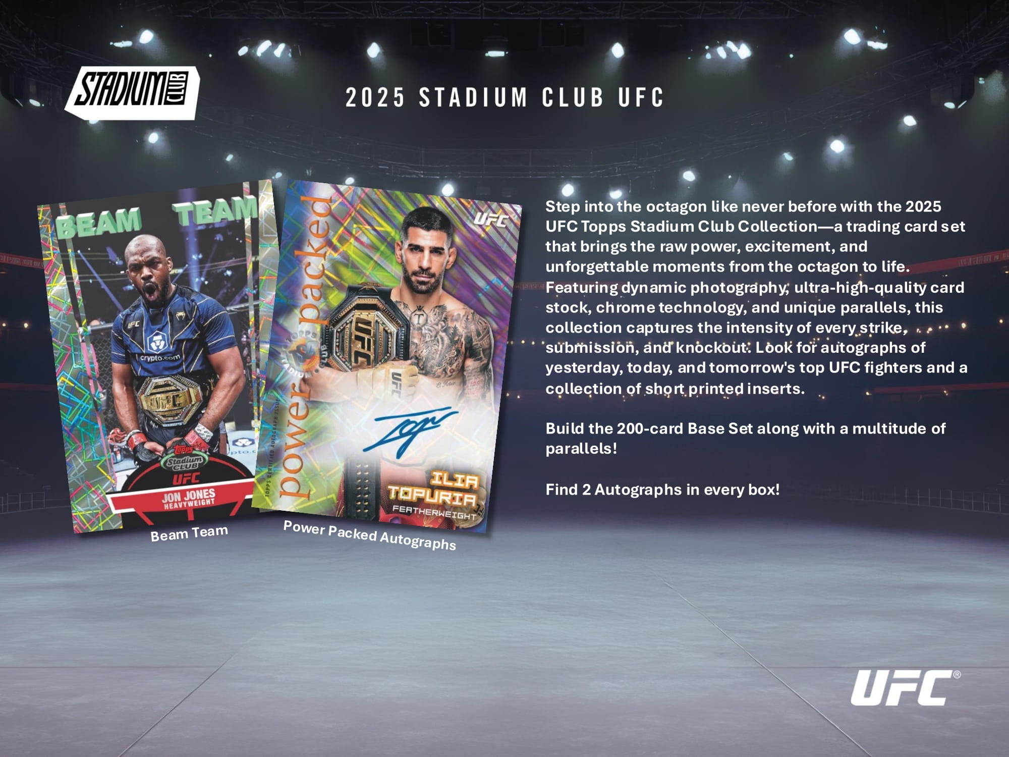 2025 Topps Stadium Club UFC Hobby Box