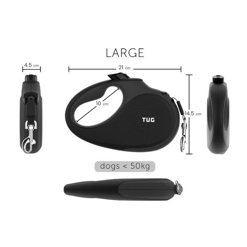 Tug 360° Tangle-Free Retractable Leash - XS - 3 M