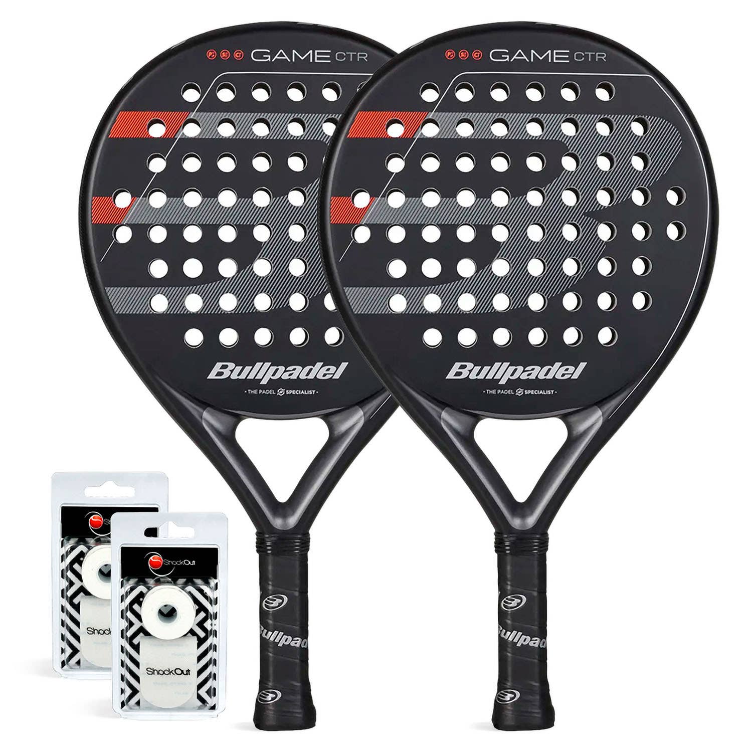 DUO PACK BULLPADEL GAME CONTROL BLACK