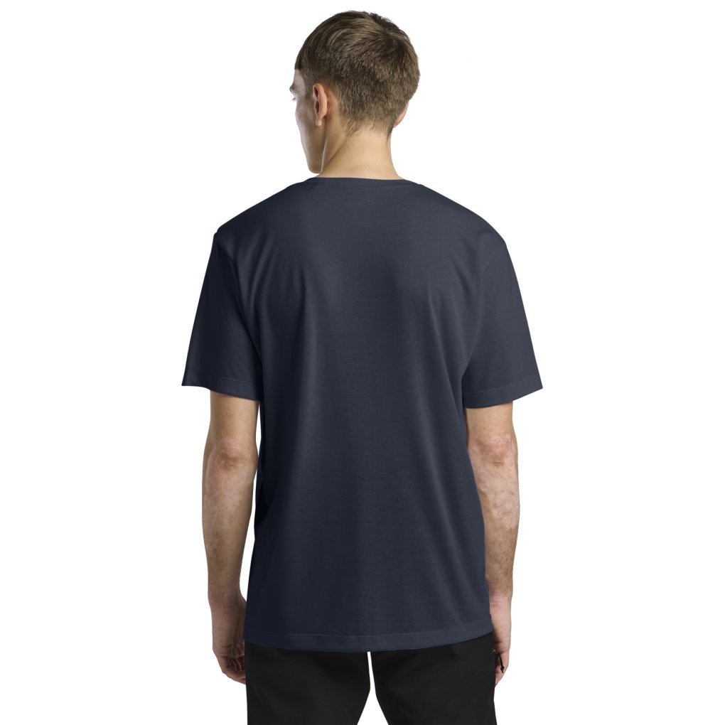 Jack Wolfskin Vonnan Short Sleeve Shirt Men - midnight sky