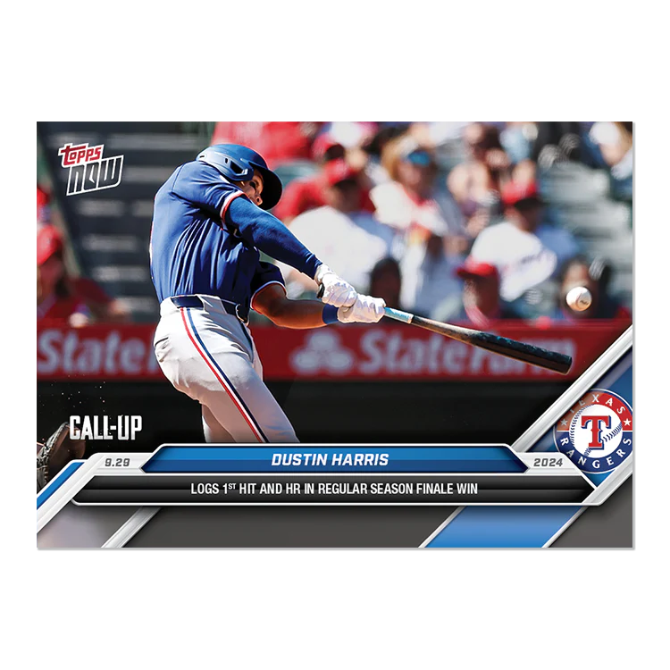 Dustin Harris - 2024 MLB Topps NOW® Card 777