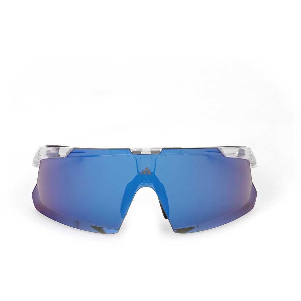 adidas Dunamis EVO SP0106 Glasses - Crystal / Contrast Mirror Blue