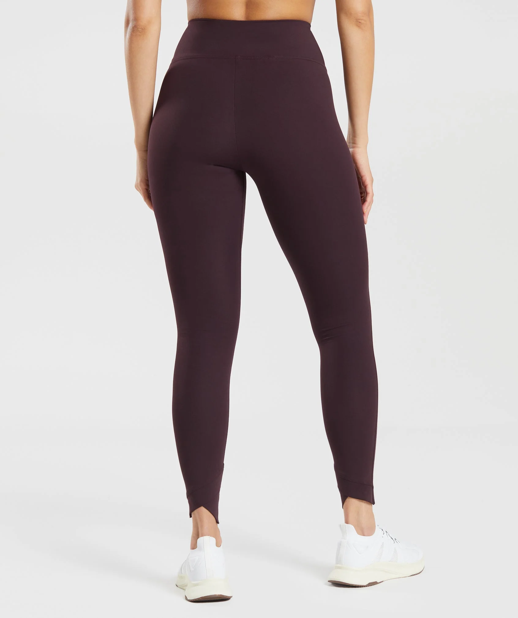 Crossover Leggings Plum Brown