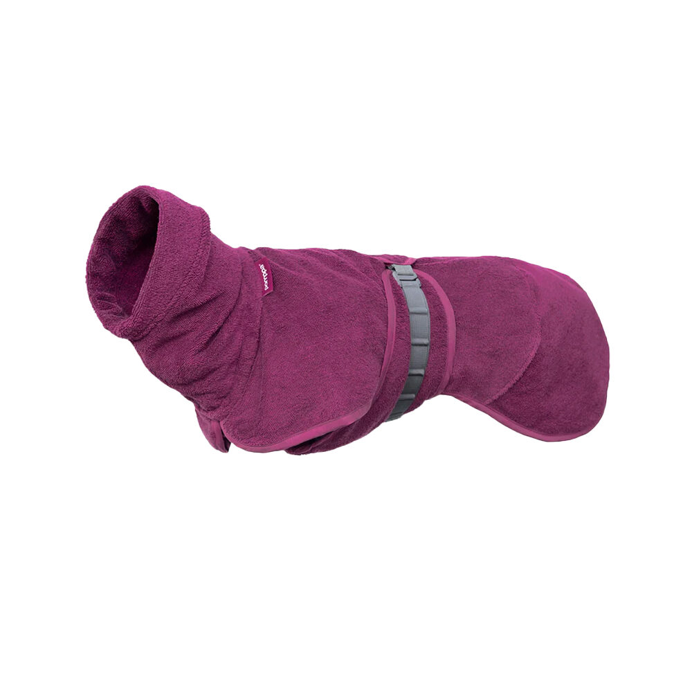 Pomppa BathPomppa Dog Robe - Plum - 25/28