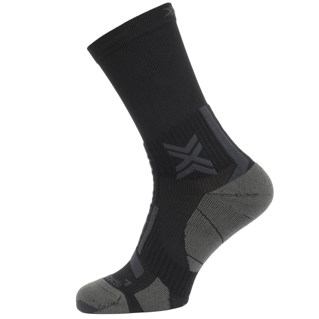 X-Socks Trailrun Perform Crew Socks - black/charcoal