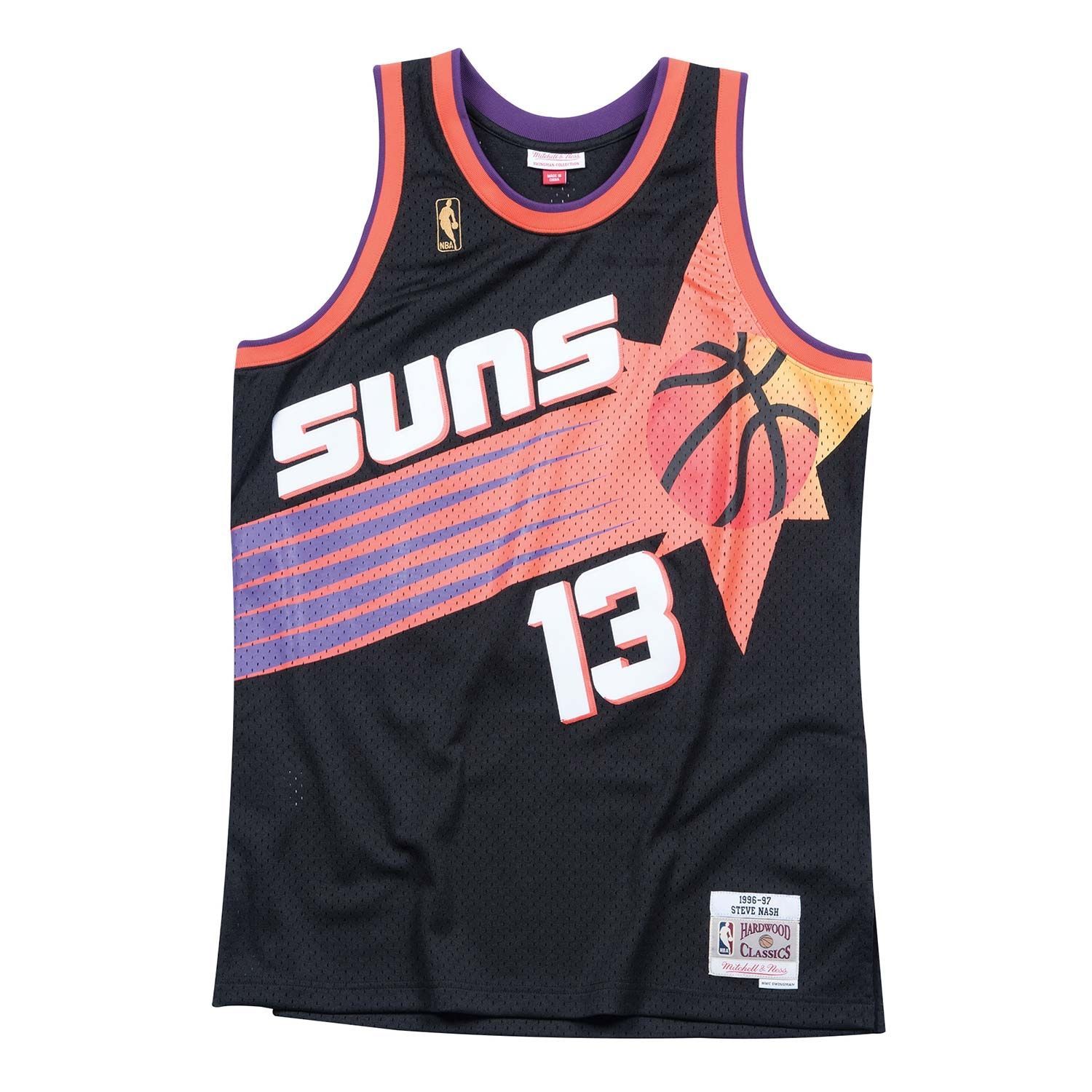 Steve Nash #13 Phoenix Suns 1996-97 Swingman NBA Jersey Black