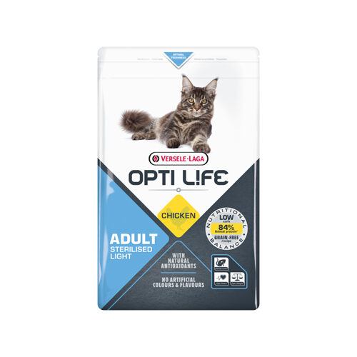 Versele-Laga Opti Life Sterilised/Light - Cat - 7.5 kg
