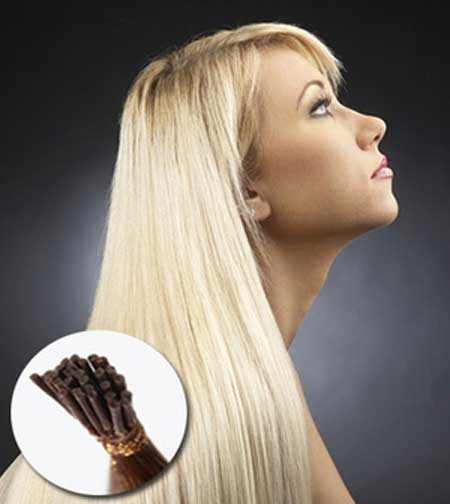Bohyme Remy Hair Fusion Extension Pro Tip Glue Weave - SILKY STRAIGHT 22