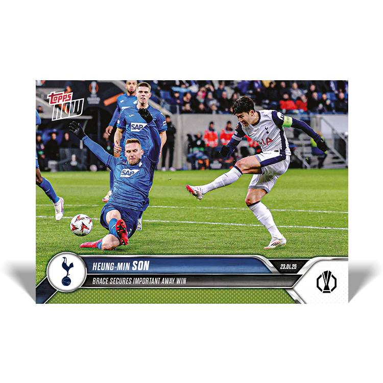 Son Heung-min - Brace secures important away win - 24/25 UEL Topps NOW® Card 13