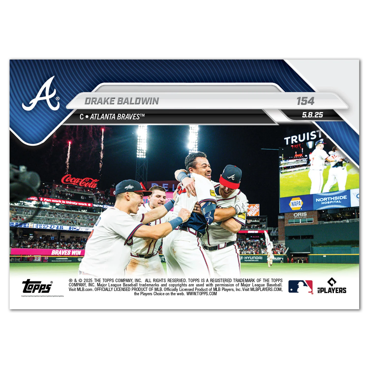 Drake Baldwin - 2025 MLB Topps NOW® - Card 154
