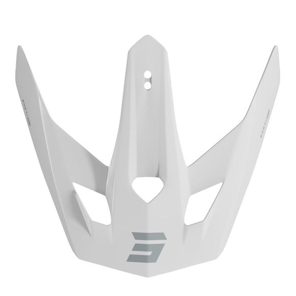 Shot JUMP SOLID WHITE GLOSSY 2026 MX Visor - WhiteRef: so2794 / a08-21f3-a02