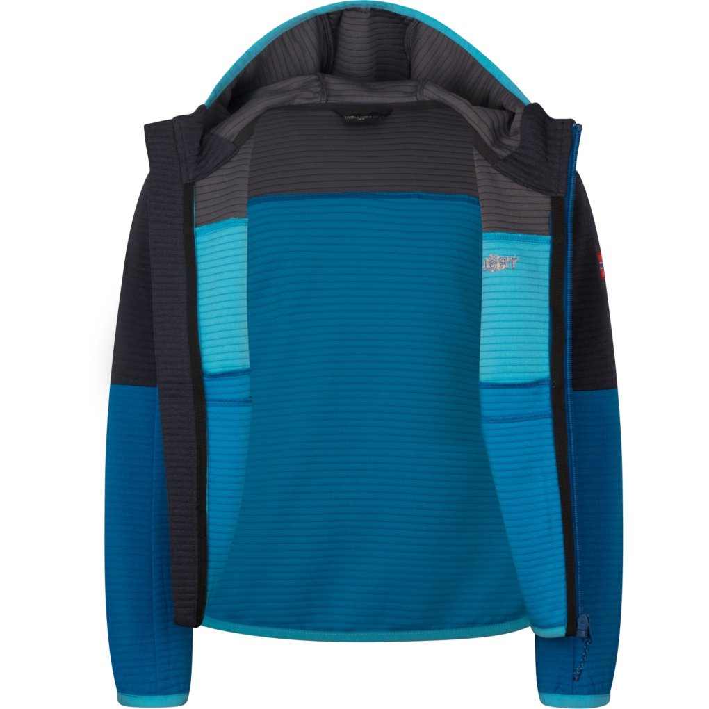 Trollkids Sogndal XT Jacket Kids - Alpine Blue/Pool Blue/Black