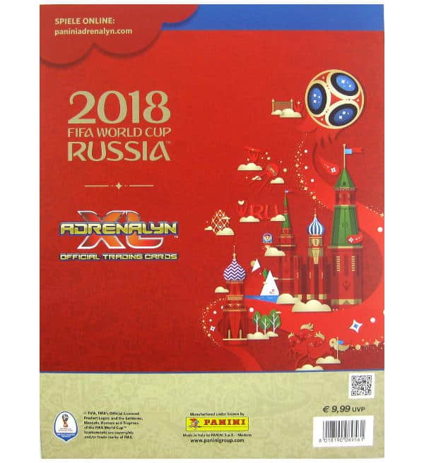 Panini World Cup 2018 Adrenalyn XL Premium Gold