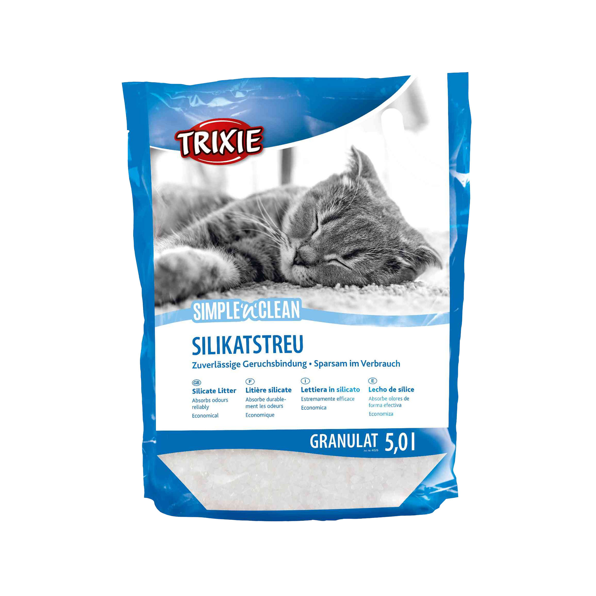 Trixie Simple 'n' Clean Silica Litter - 8 l