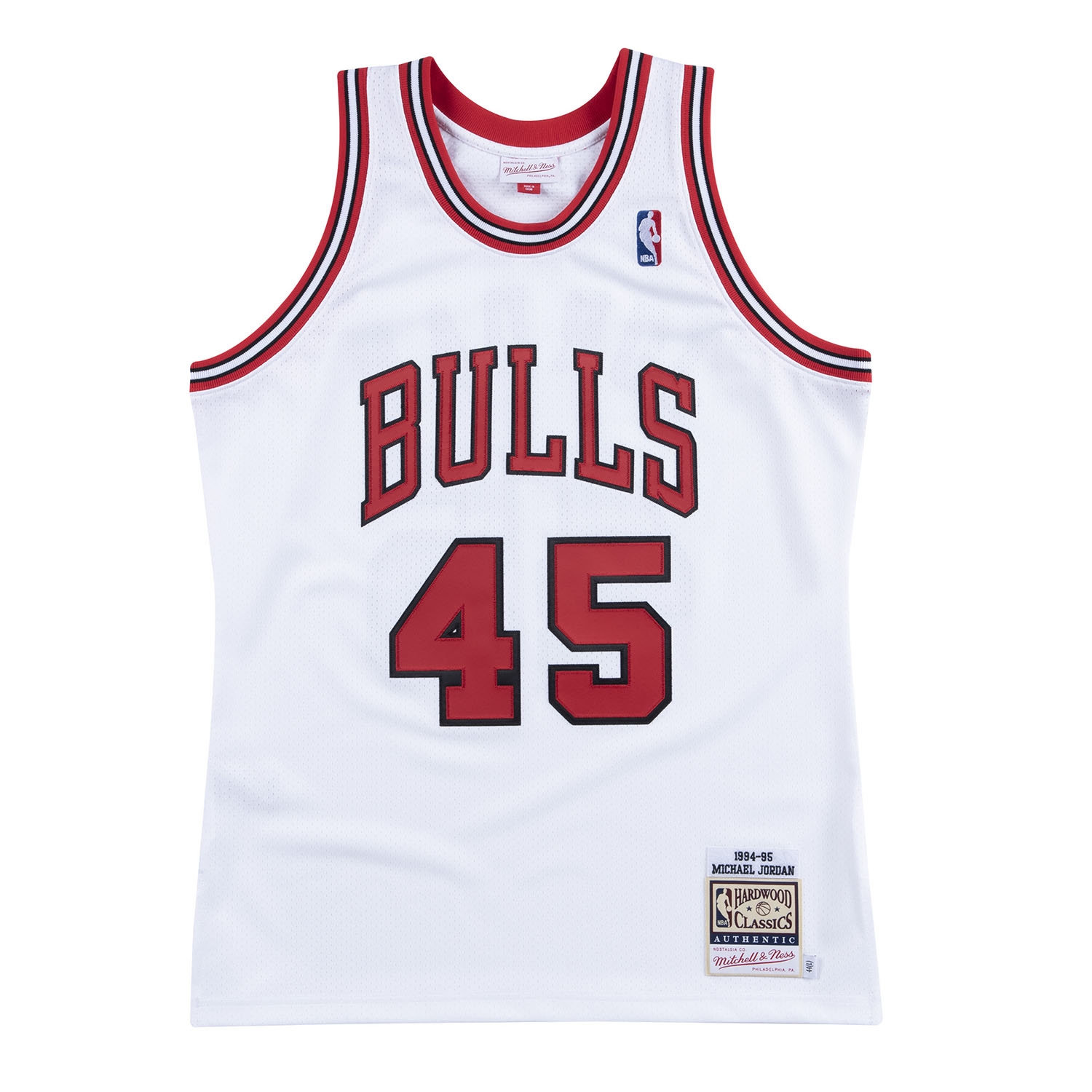 Michael Jordan #45 Chicago Bulls 1994-95 Authentic NBA Jersey White
