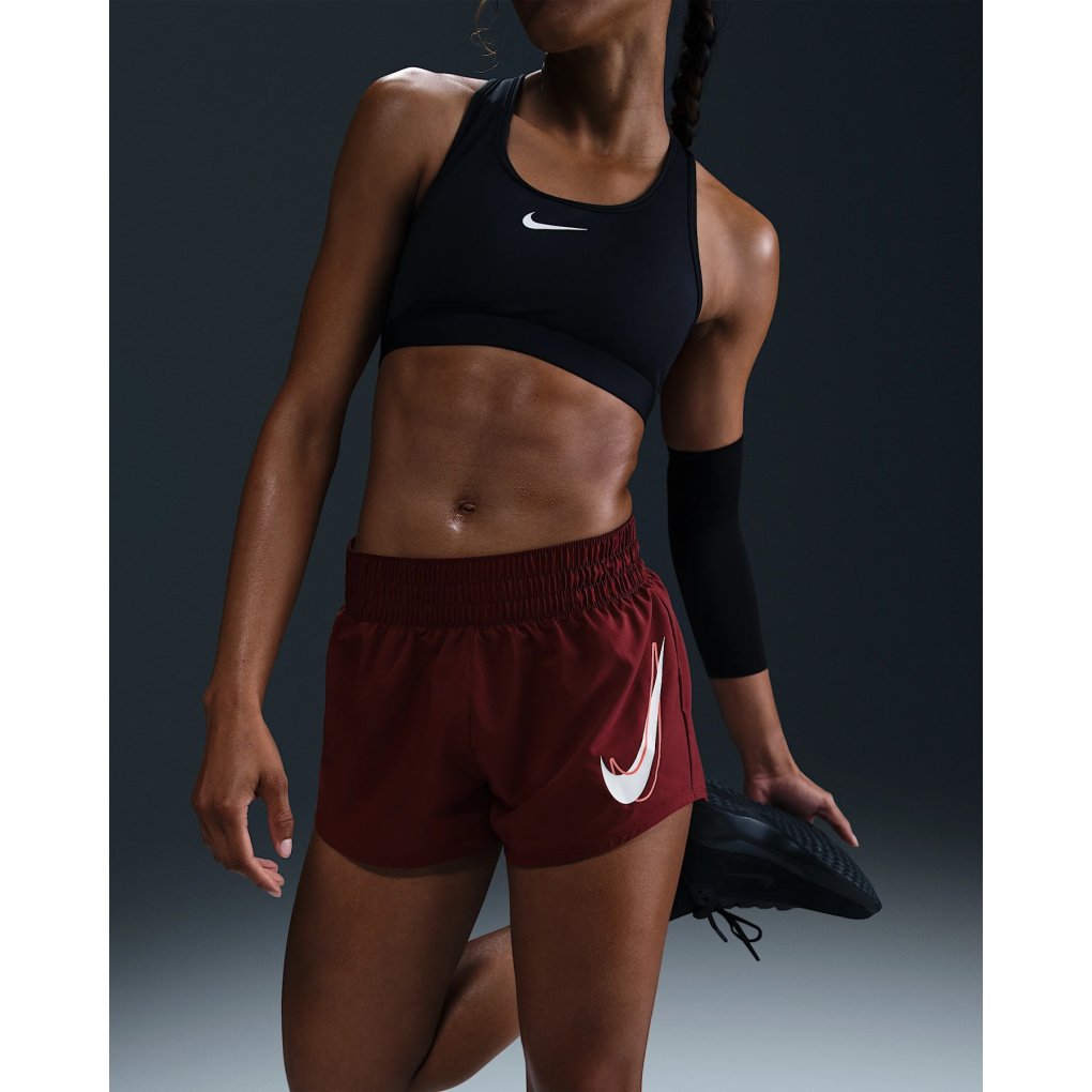 Nike One Dri-FIT Running Shorts Women - dark team red HJ2195-619