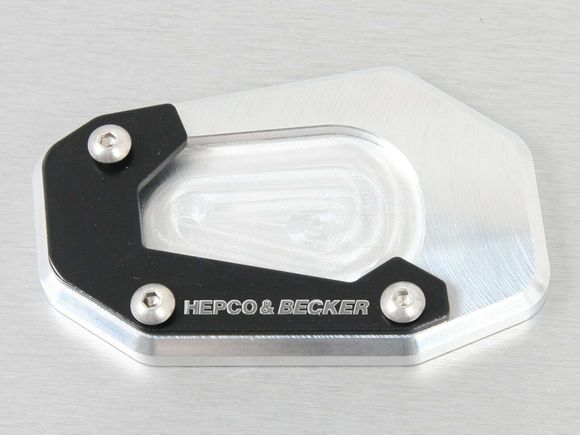 Hepco & Becker side stand extension - black/silverRef: Hbe00569A / 4211640 00 91