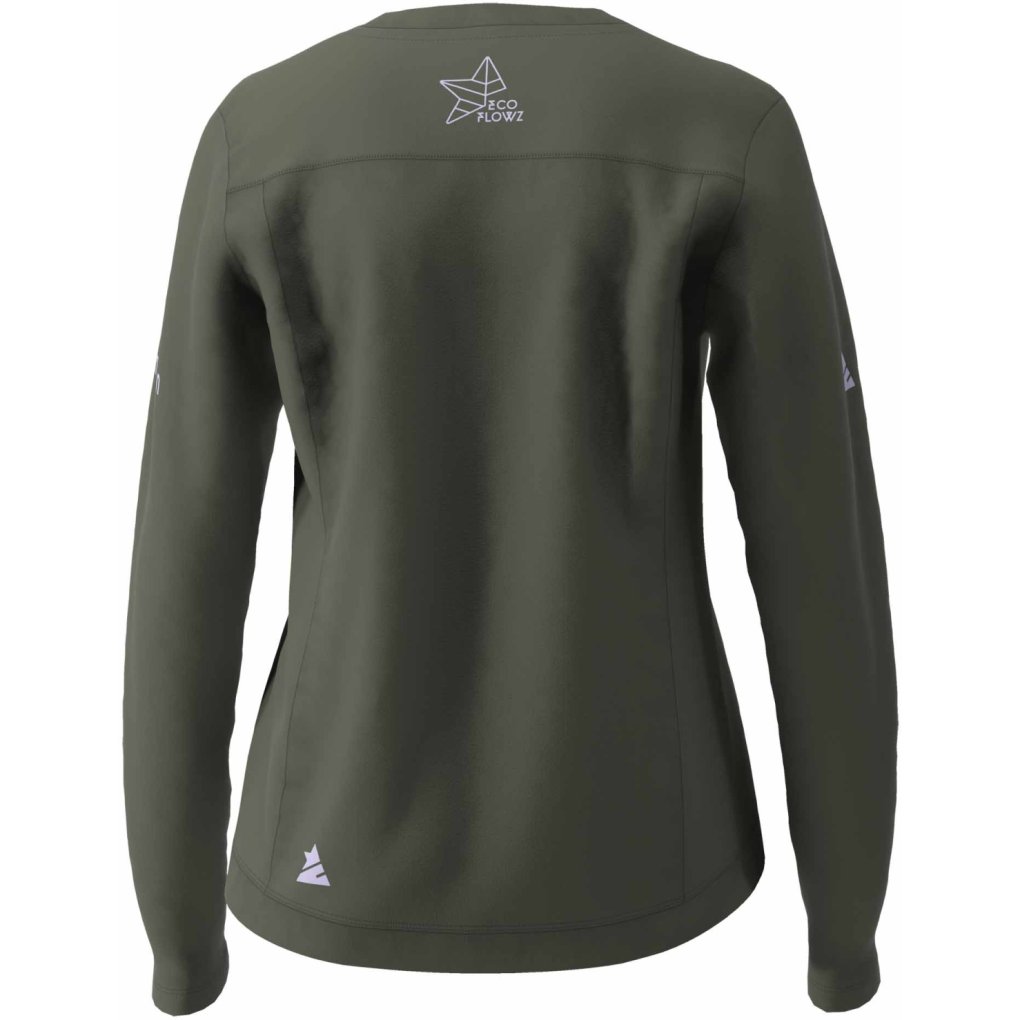 Zimtstern EcoFlowz Longsleeve MTB-Shirt Women - Forest Night
