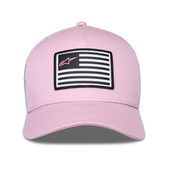 Casquette Alpinestars FLAG - Rose / BlancRef : AP3846 / 1211-81013-3139-OS