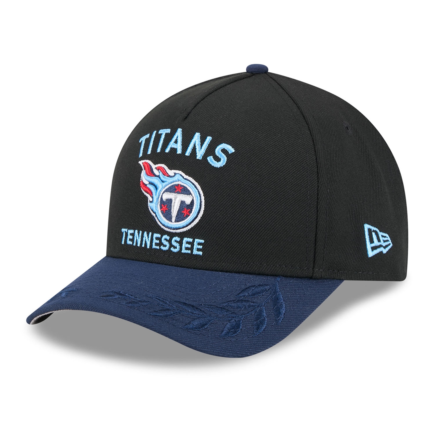 Tennessee Titans 2025 NFL Draft 9FORTY M-Crown A-Frame Snapback Cap Black