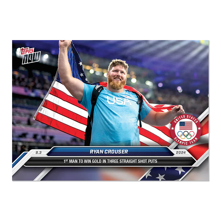 Ryan Crouser - 2024 Olympic Games TOPPS NOW® Card 12