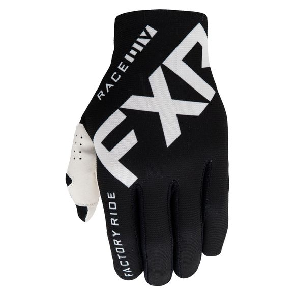 FXR LITE BLACK/WHITE 2021 cross gloves - Black / WhiteRef: FXR0105