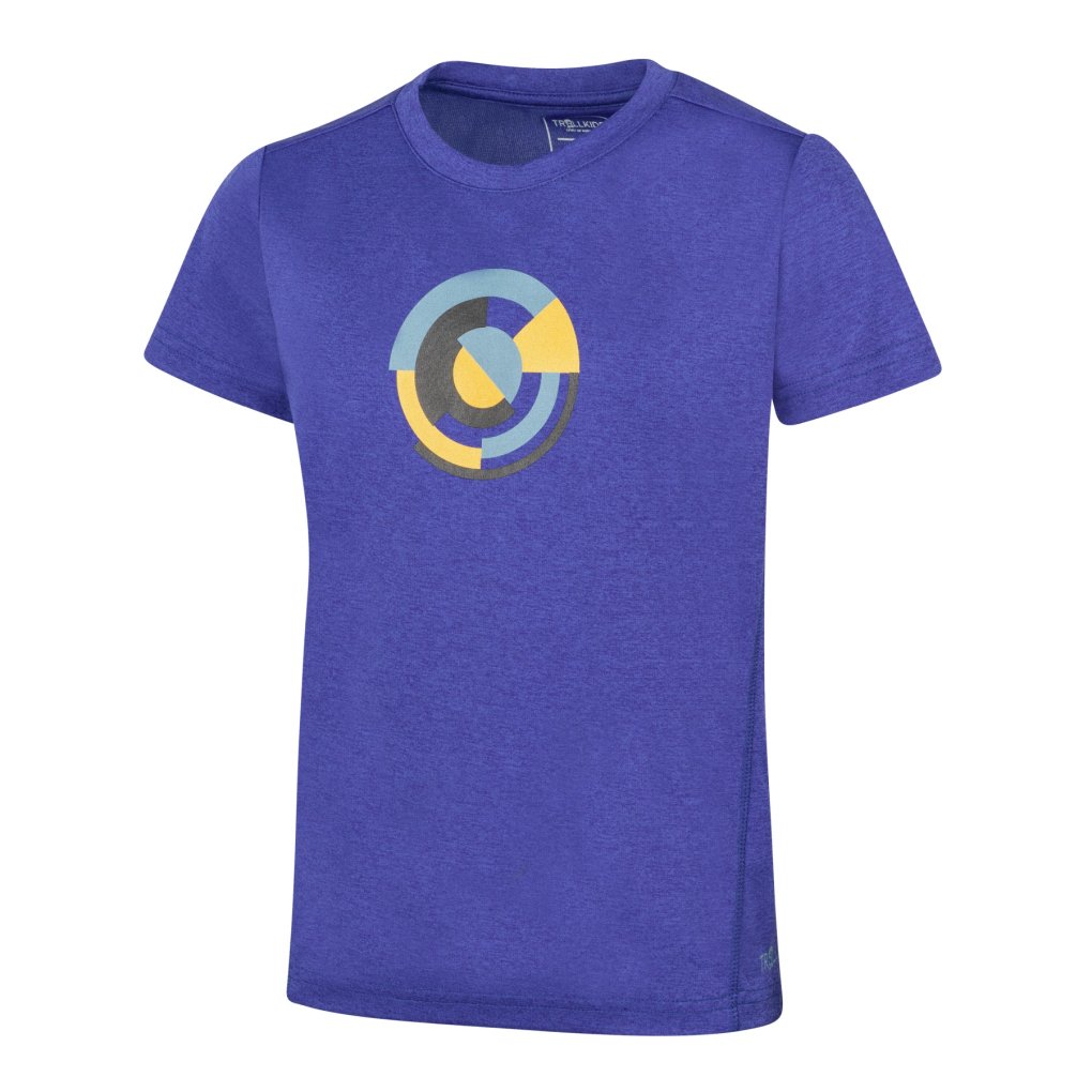 Trollkids Sognefjord T-Shirt Kids - Ultramarine