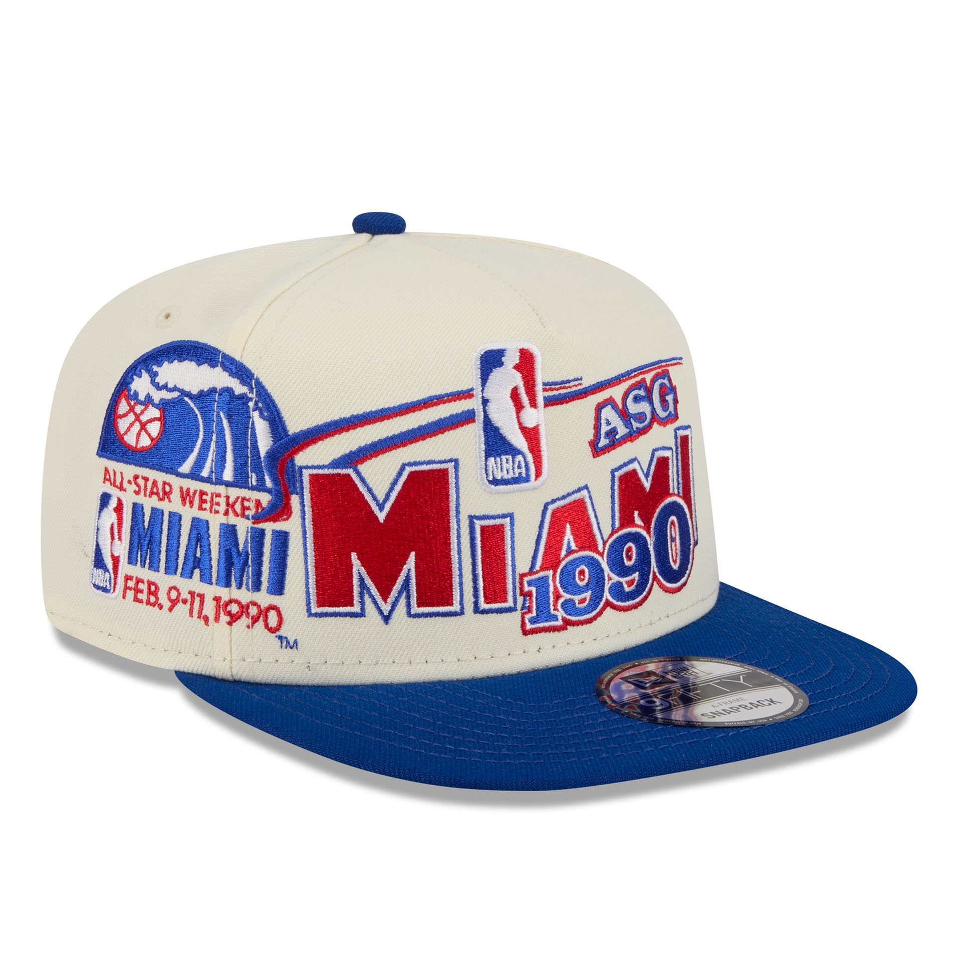 1990 NBA All-Star Game Miami 9FIFTY A-Frame Snapback Cap