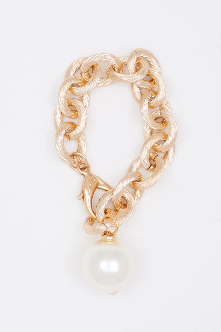 Bracelet with maxi pearl - GOLD