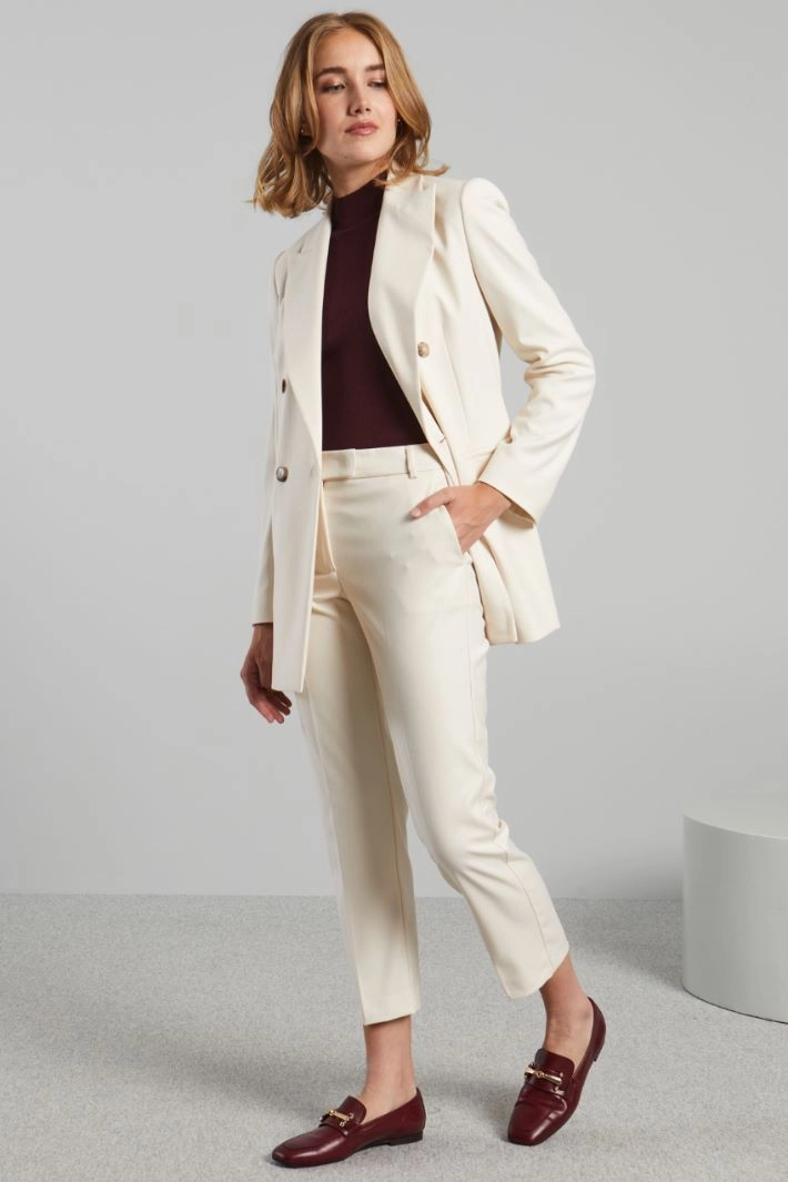 Batavia chino trousers - MILK