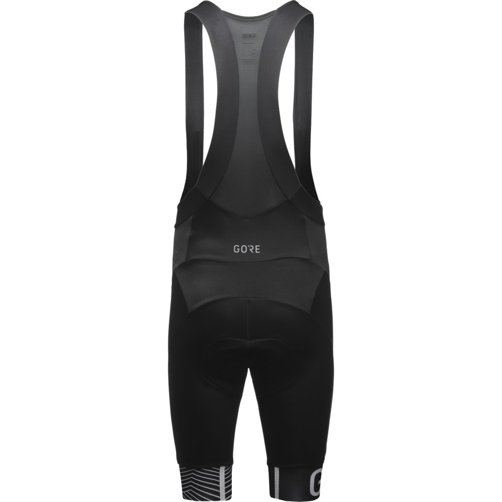 GOREWEAR C5 Opti Bib Shorts+ Men - black/white 9901