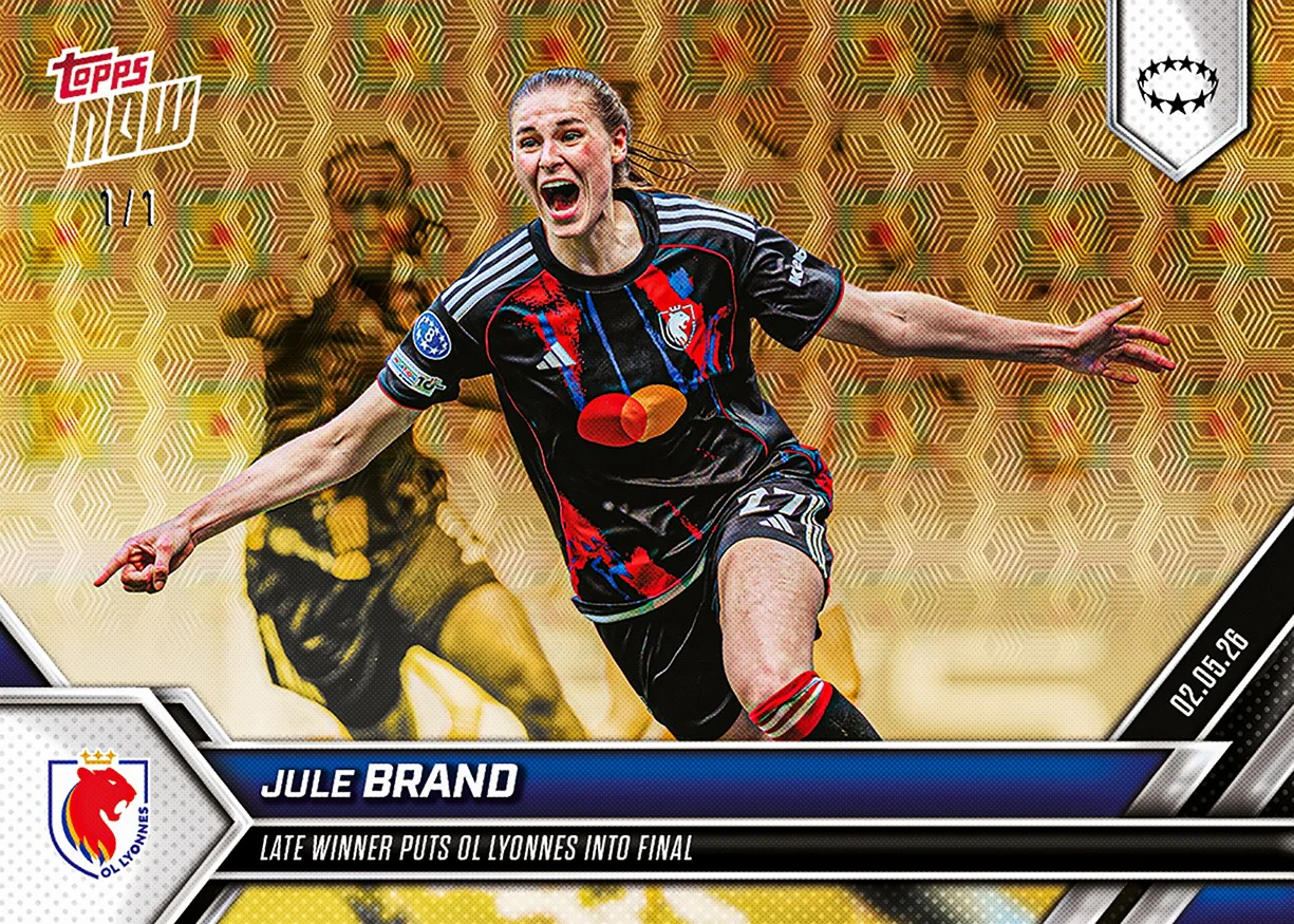 Jule Brand - 2025-26 UWCL Topps NOW® - Card 28 - PR: 615