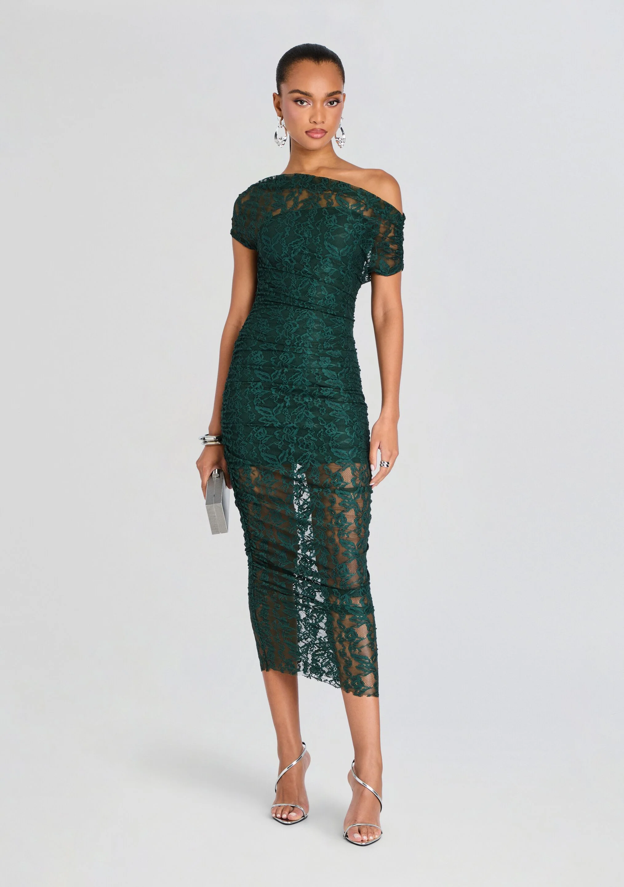Noel Mesh Midi Dress