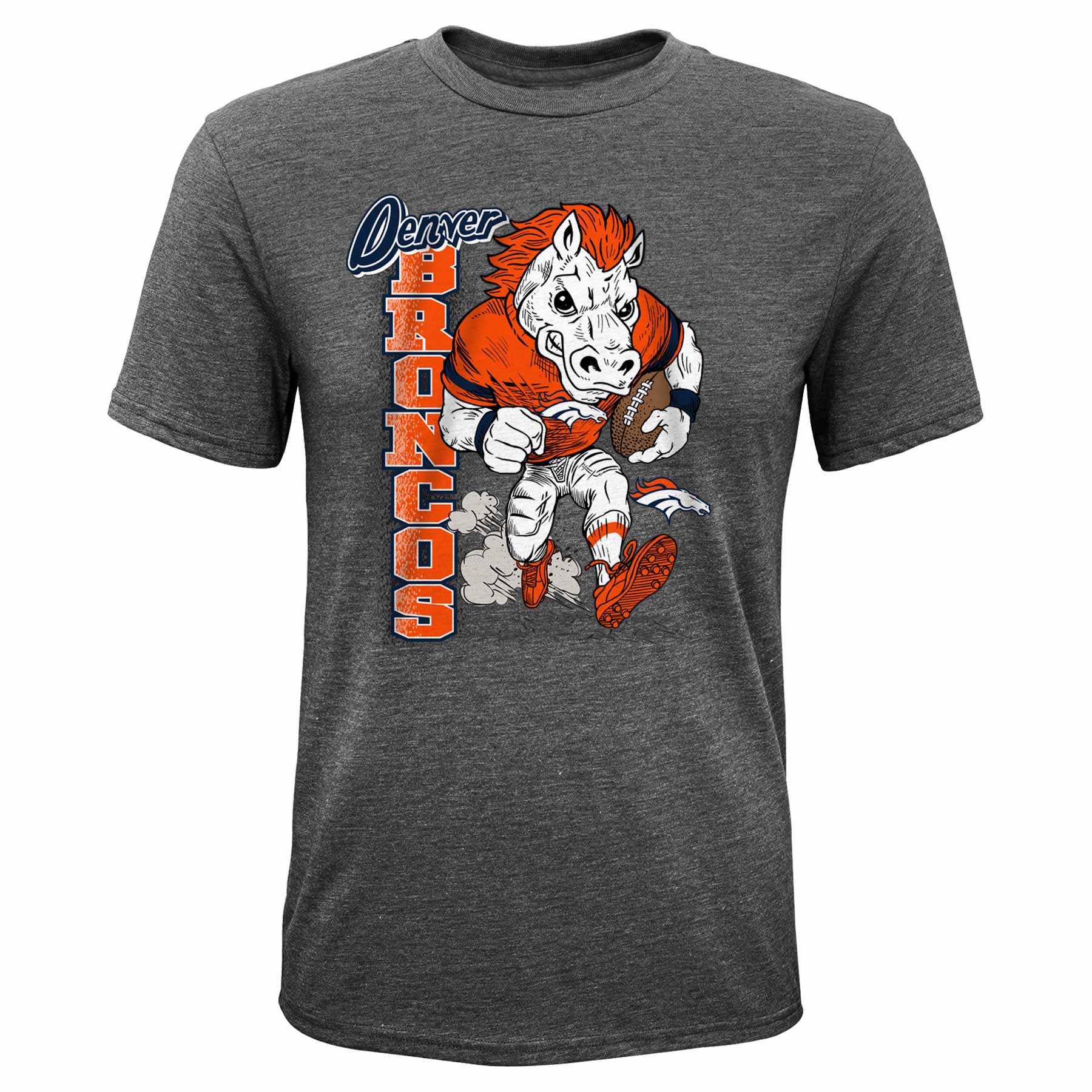 Denver Broncos Busting Loose TriBlend NFL T-Shirt (YOUTH)