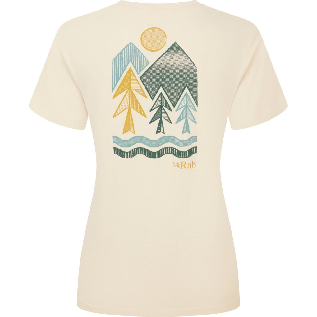Rab Tuku Vista Tee Women - ecru