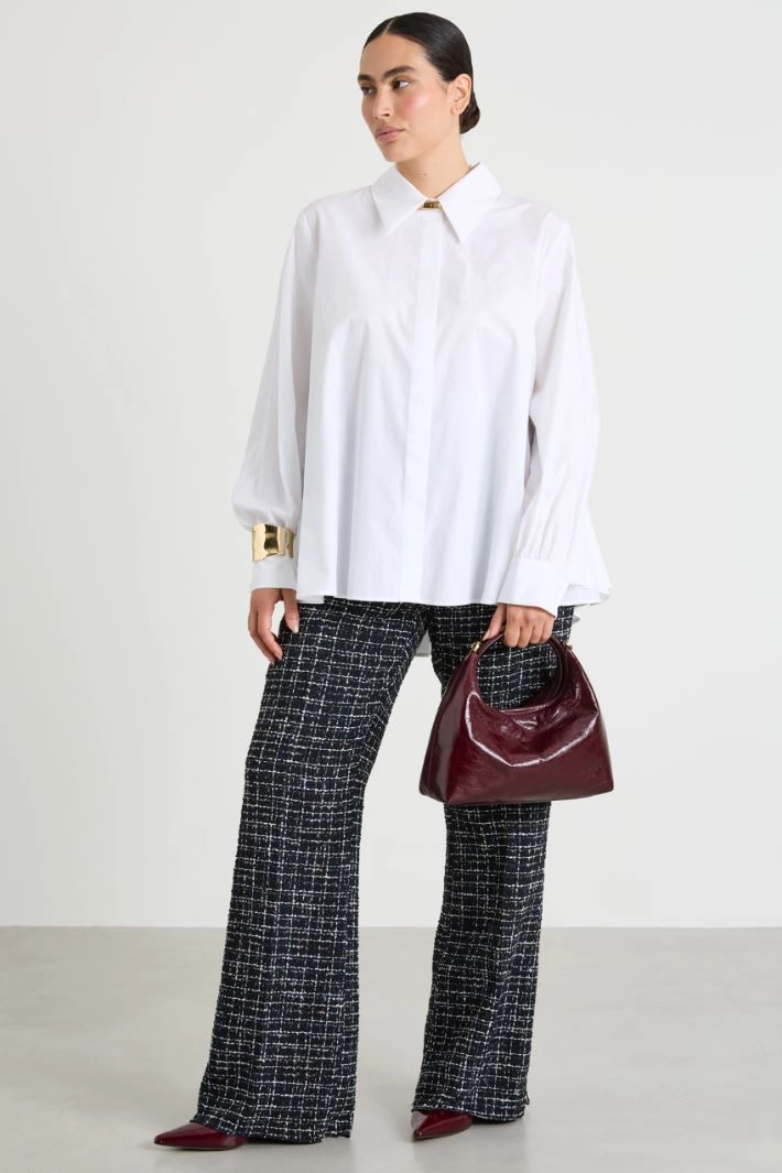 Cotton shirt - WHITE