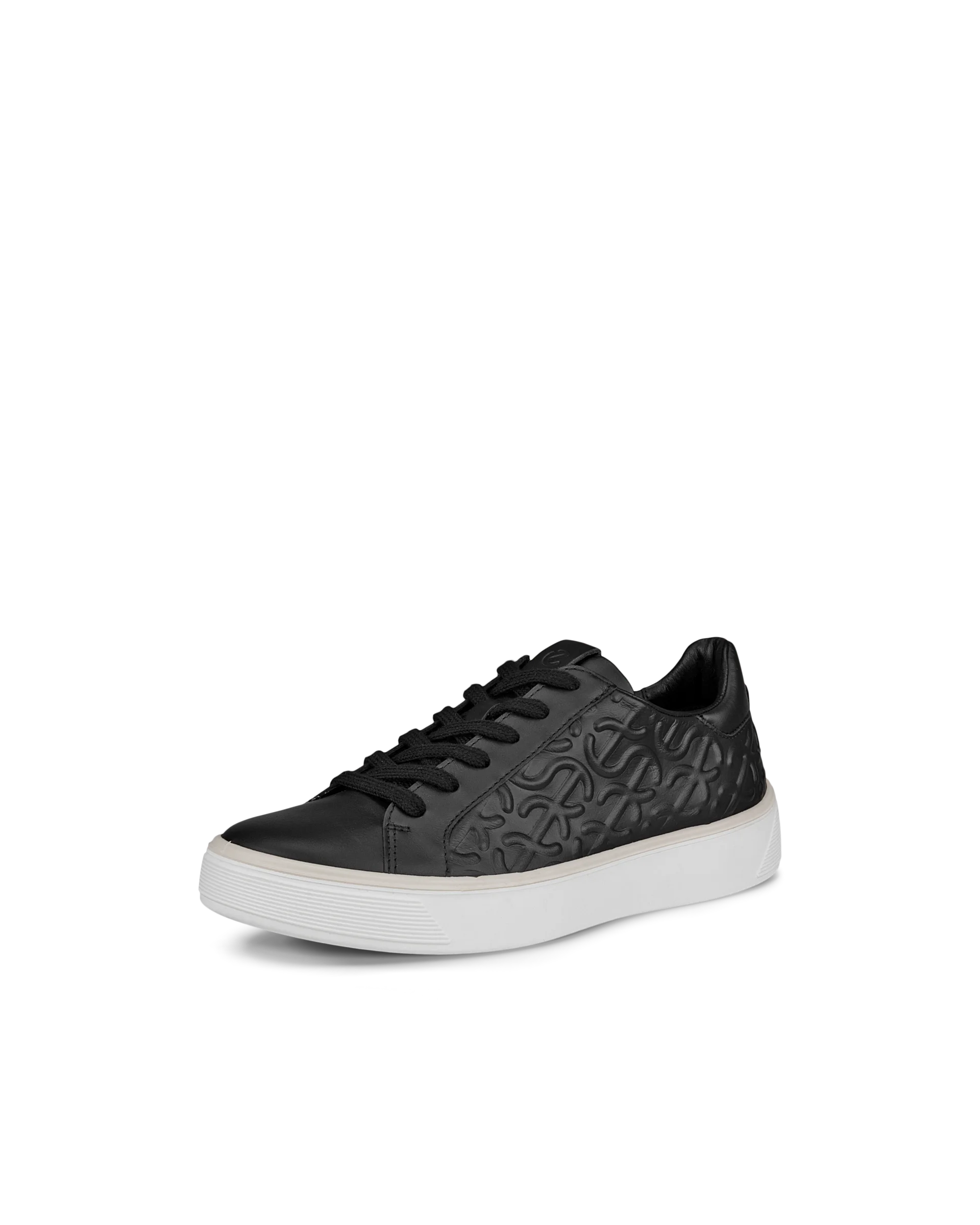 ECCO STREET TRAY W Damen Ledersneaker Schwarz