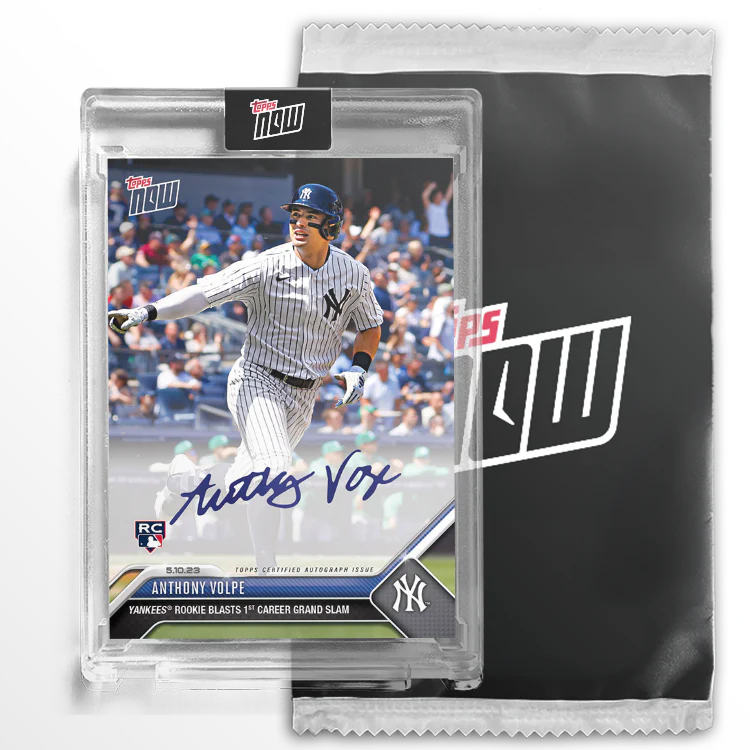 On-Card Autograph # to 99 or Lower - Anthony Volpe - 2023 MLB TOPPS NOW® Card 264