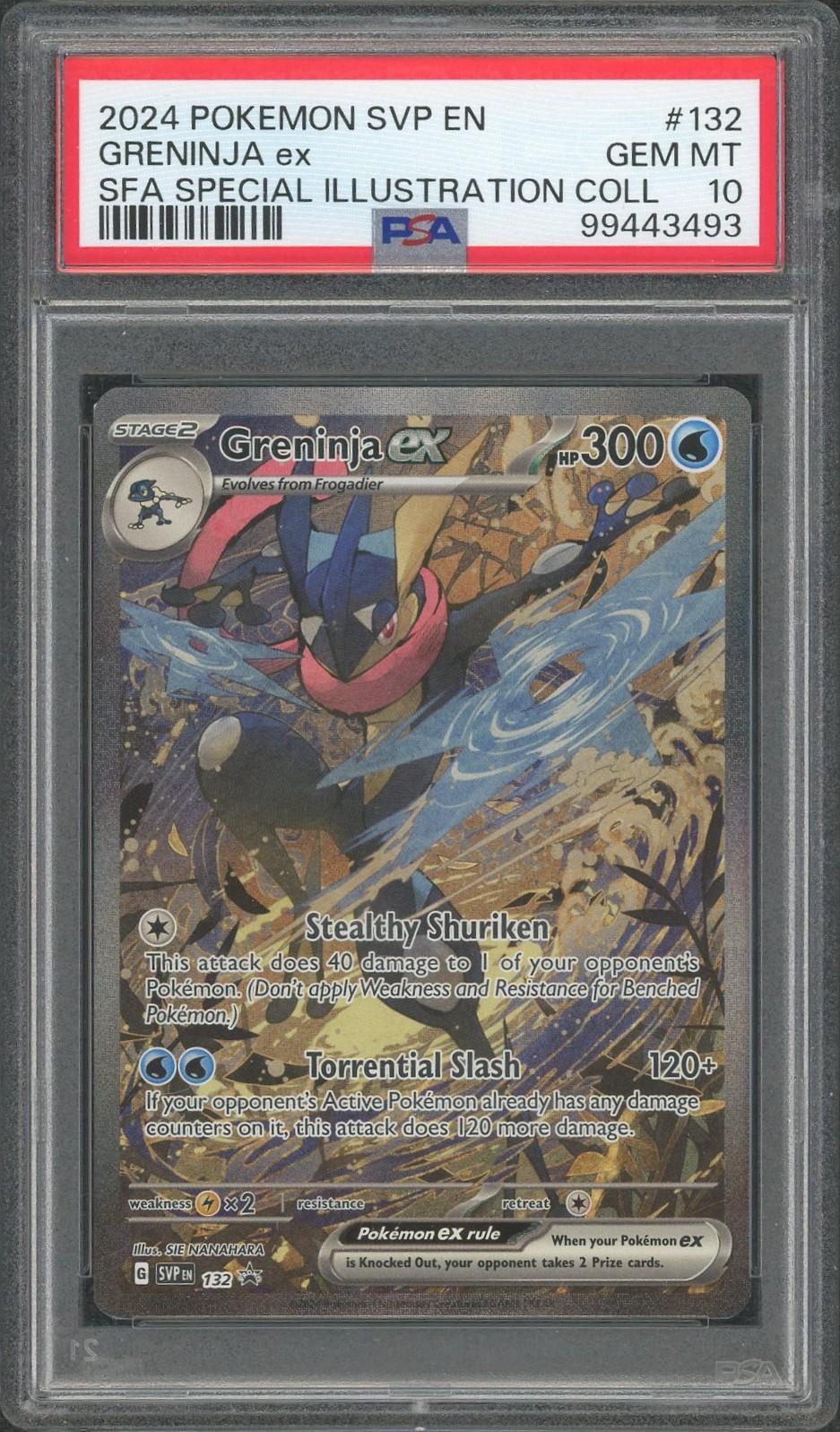 2024 Pokemon SV Promo Greninja SIC 132 PSA 10