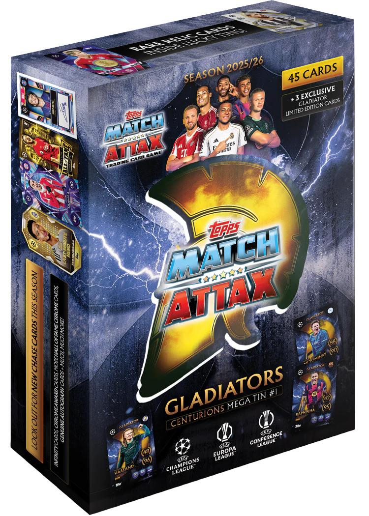 2025/26 Topps Match Attax UEFA Champions League Soccer Mega Tin