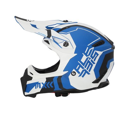 Casque cross Acerbis PROFILE 5 2023 - Blanc / BleuRef : AE3612