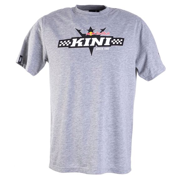 T-Shirt manches courtes Kini Red Bull FINISH FLAG GREY - Gris / NoirRef : KRB0037